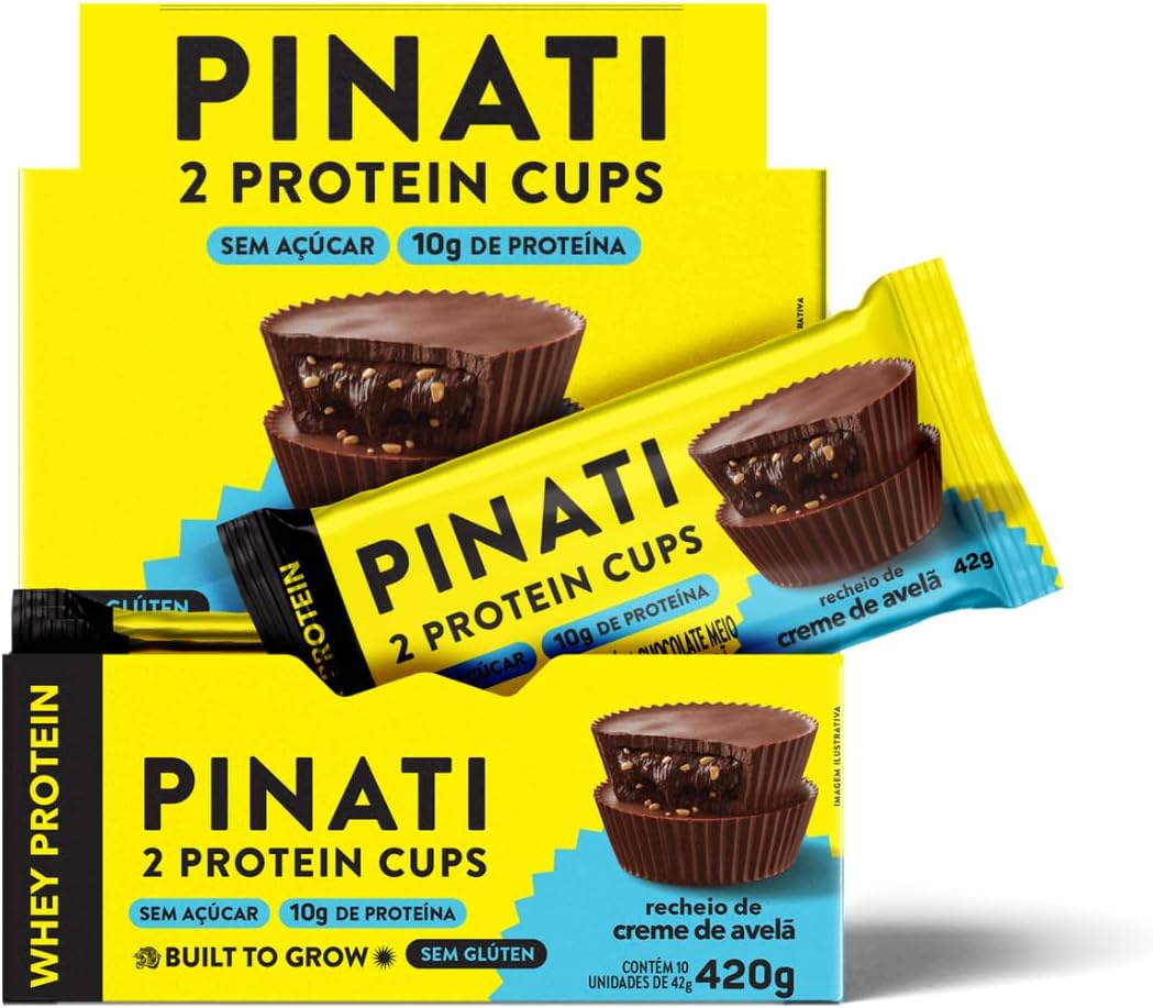 PINATI-Chocolate-proteico-CUPs-Creme-de-Avela-42g-10g.jpg PINATI Chocolate proteico CUPs Creme de Avelã 42g - 10g de proteina - 10 unidades