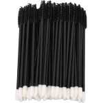 Pincel de Rímel de Cílios, Escova Cílios Descartáveis ​​portátil 11,7cm Comprimento Cabeça Escova Em Espiral Dupla para a Extensão Dos para Os Olhos (Preto)