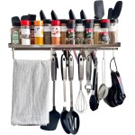 Porta Condimentos Cozinha Inox Organiza Facas Talheres Móvel TEMPEROS, RACKS DE COZINHA, EM AÇO INOXIDAVEL, MODERNO E VERSATIL, OTIMIZAÇÃO DE ESPAÇO. APARTAMENTOS E COZINHA PEQUENAS (Preto fosco)