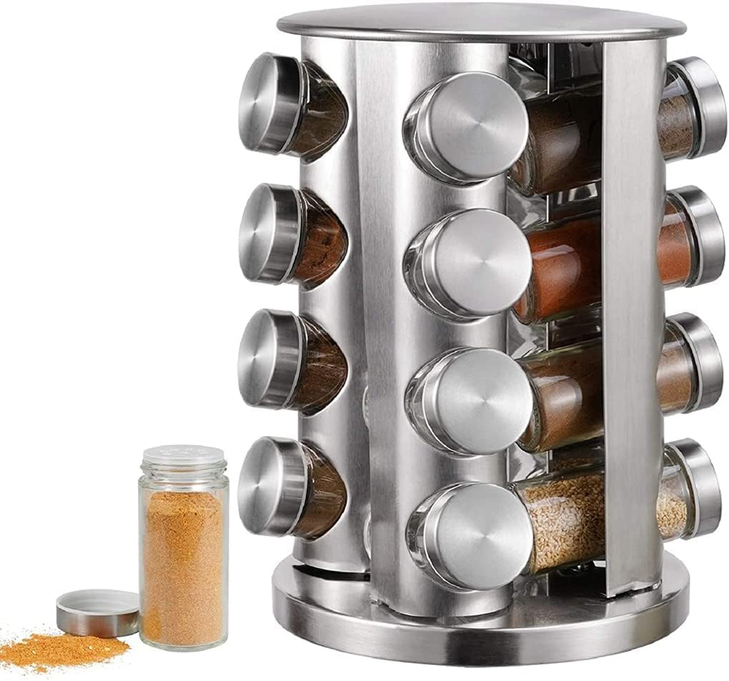 Porta-Tempero-Giratorio-Inox-Vidro-16-Potes-Organizador-de-Temperos.jpg Porta Tempero Giratório Inox Vidro 16 Potes Organizador de Temperos para Cozinha Moderno para Condimentos