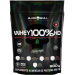 Refil Whey 100% Hd Chocolate 900G, Black Skull