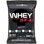 Refil Whey Turbo Baunilha 907G, Black Skull