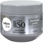 Salon Line, Máscara Matizadora, Meu Liso Prata, Vegano - Para Cabelos Lisos, 300g