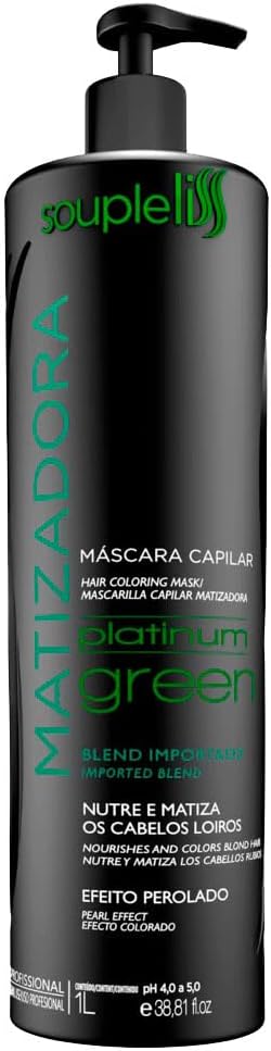 SoupleLiss-Mascara-Matizadora-Platinum-Green-Efeito-Perolado.jpg SoupleLiss Máscara Matizadora Platinum Green Efeito Perolado