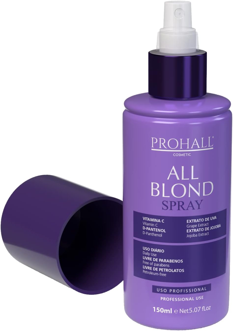 Spray-De-Protecao-All-Blond-Prohall-150Ml-Matizador.jpg Spray De Proteção All Blond Prohall 150Ml Matizador
