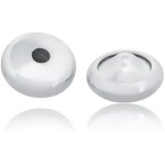 Tarraxas Baby Antialérgicas para Brincos em Prata 925 - Kit 4 Peças - Imagem 2
