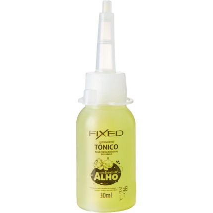 Tônico Capilar Fortalecimento com Extrato de Alho, 30 ml, Fixed