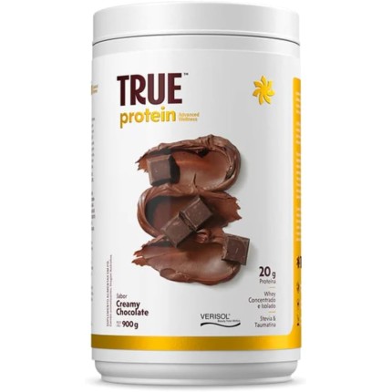 True Protein 900 g – True Source | Blend Avançado com Whey, Colágeno e VERISOL® | Alta Performance & Nutrição (900g, Creamy Chocolate)