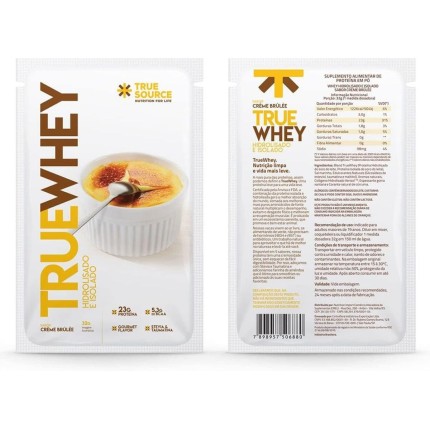 True Whey (32g) - Hidrolisado e Isolado - Vanilla Creme Brulle, True Source