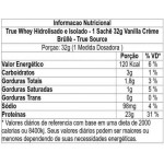 True Whey (32g) - Hidrolisado e Isolado - Vanilla Creme Brulle, True Source - Imagem 2
