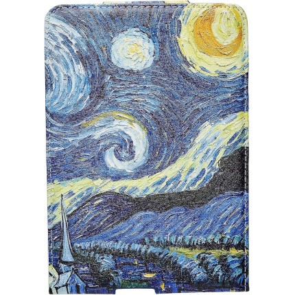 WB Capa Kindle 11ª Geração Silicone Flexível e Sensor Magnético Vertical Flores (Não compatível com Kindle 10ª Geração, Kindle Paperwhite e Kindle Oasis) (Van Gogh)