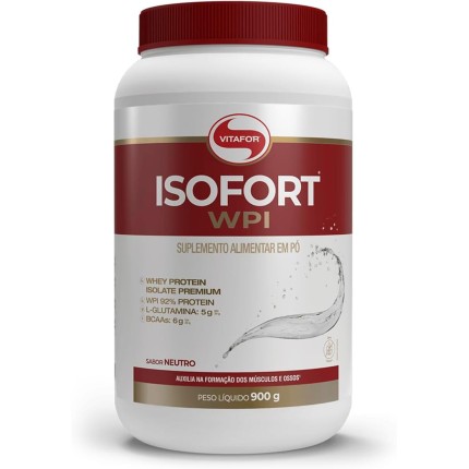 Whey Protein Isofort Vitafor 900g Neutro