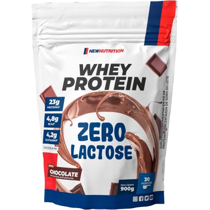 Whey Zero Lactose - 900G Chocolate - Newnutrition, Newnutrition