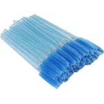 Yinhing 50pcs Escovas de Cílios Descartáveis ​​cabeça de Escova Espiral de Fibra Dobrável para Extensão de Cílios Escova de Sobrancelha Com ângulo Ajustável para Uso Doméstico Em Salão de (BLUE) - Imagem 2