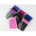 Yinhing Conjunto de Escova de Cílios, Mini Escova de Maquiagem Flexível Espiral Descartável para Extensão de Cílios e Sobrancelha, Com Curvatura Ajustável e Cerdas (BLACK) - Imagem 2