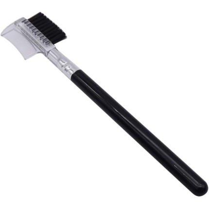 Yinhing Pente de Sobrancelha Pente de Cílios Escova de Cílios 2 Em 1 Design de Cabeça Dupla para Maquiadores Profissionais e Uso Doméstico Preto 13.3cm