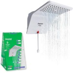 ZAGONEL Ducha Eletrônica Ducali 0W Branco Tecnologia de Aquecimento Rápido e Controle de Temperatura - (220, Volts)
