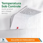 ZAGONEL Ducha Eletrônica Ducali 0W Branco Tecnologia de Aquecimento Rápido e Controle de Temperatura - (220, Volts) - Imagem 2