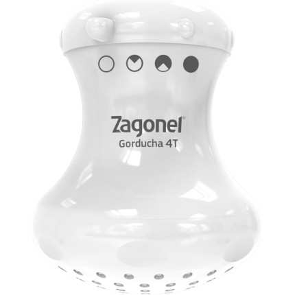 Zagonel Ducha Multitemperatura Gorducha 4T 5700W 220V Branco