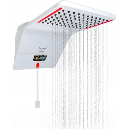 Zagonel Ducha Smart Eletrônica Ducali Premium Digital 7500W 220V Branco