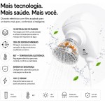 Ducha Chuveiro Pure Shower Com Filtro 110V 5500W,Anti-Cloro, Redox/Anti Age,Branco - Imagem 4