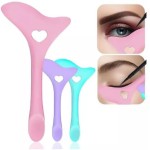 kit 02 Molde Delineado Gatinho Olhos Aplicador Sombra Silicone Make - Imagem 6