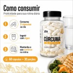 XTR For Life Cúrcuma em Cápsulas 60 Cápsulas - Imagem 3