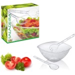 Conjunto Saladeira 3 Peças Delta Util Cristal - Imagem 2