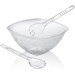 Conjunto Saladeira 3 Peças Delta Util Cristal - Imagem 3