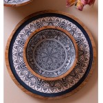 WOLFF - Saladeira Marrakesh 20cm x 5cm Branco Madeira - Imagem 2
