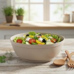 Ou Saladeira Luna 3,5L Bege Linha Servir - Imagem 3