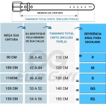 Cinto Masculino C/regulagem De Tamanho Couro Soleta Casual - Imagem 6