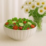 Haüskraft- Saladeira de cerâmica Brunet branco 22,5 cm - Imagem 2