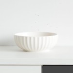 Haüskraft- Saladeira de cerâmica Brunet branco 22,5 cm - Imagem 4