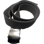 Cinto Masculino Militar Cinza em Nylon Polipropileno 3,5 cm de Largura com Fivela Militar de Regulagem - Imagem 3