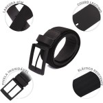 Cinto Masculino Couro Legítimo Elástico Casual Social Oferta - Imagem 5