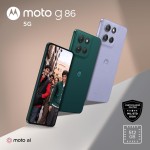 Smartphone Motorola Moto g86 5G - 512GB 12GB (8GB RAM+16GB Ram Boost) Tela 1.5K pOLED, 50MP Sony camera OIS Moto AI, videos em 4K, IP68 + IP69 - Lilas - Imagem 8