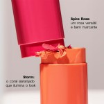 Océane-Blush em Bastão Rosa - Glowing Blush Stick Spice Pink Océane Limited 12g - Imagem 4