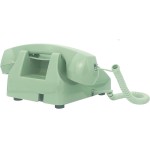 Telefone fixo retrô com fio, telefone clássico vintage da TelPal para casa e escritório, presente de telefone doméstico com fio para idosos (verde) - Imagem 6