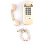 Telefones de parede clássicos para telefone fixo com toque mecânico, telefone retrô montado na parede à prova d'água, telefone antigo para casa, escritório, hotel e escola (bege) - Imagem 3