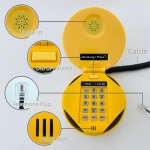 Telefone Fixo Amarelo com Fio Presente Engraçado para Crianças e Adultos - Imagem 6