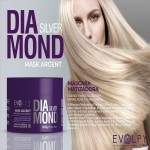 MÁSCARA MATIZADORA DIAMOND SILVER 300G - EVOLPY LISS - Imagem 2