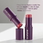 Océane-Blush em Bastão Vermelho - Blush Stick Berry Kiss Océane Purple 14g - Imagem 3