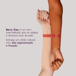 Océane-Blush em Bastão Vermelho - Blush Stick Berry Kiss Océane Purple 14g - Imagem 4