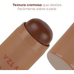Blush Stick Cinnamon Canela Marrom Bastão Vegano Original Vizzela - Imagem 8