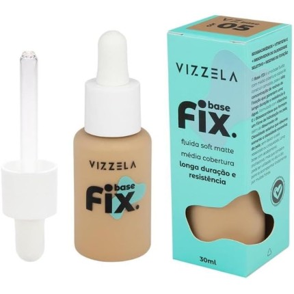 Base Líquida Soft Matte Fix Vizzela 05 30ml