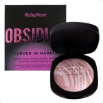 Blush Multifuncional Carved In Marble Obsidian Cor Intensa 3 em 1 Blush, Iluminador e Sombra Longa Duração Ruby Rose (Aphrodite Of Milos)