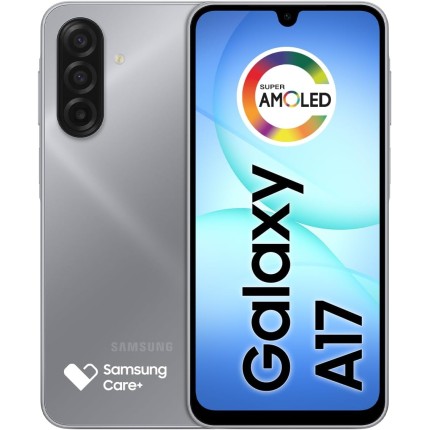 Celular Samsung Galaxy A17, 128GB, 4GB, 50MP Tela 6.7", IP54 - Cinza