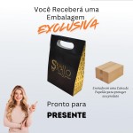 Colar Nossa Senhora Aparecida Semi Joia Banhado Ouro 18k - Pingente Religioso com Zircônias - Corrente 45cm - Antialérgico - Presente Católico - Stella - Imagem 2