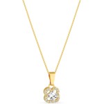 Colar Pingo de Luz Trevo com Pedra Zircônia – Semi Joia Banhada a Ouro 18k – Design Sofisticado e Brilhante, Perfeito para Adicionar Elegância ao Visual, Ideal para Presentear ou Usar em Ocasiões Especiais